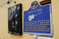 B.B. King-Marker des Mississippi Blues Trail
